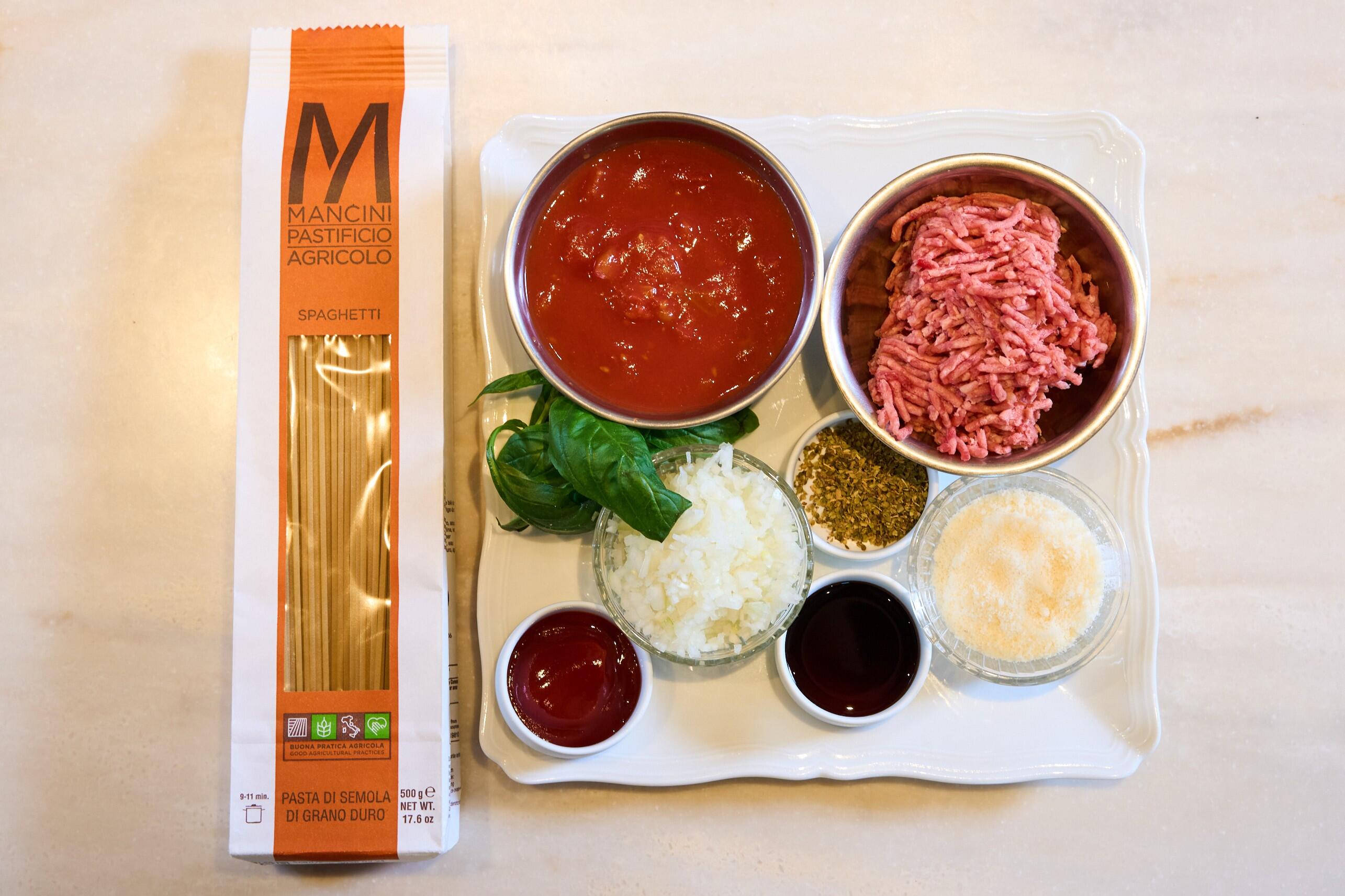 ミートボールのスパゲッティの写真