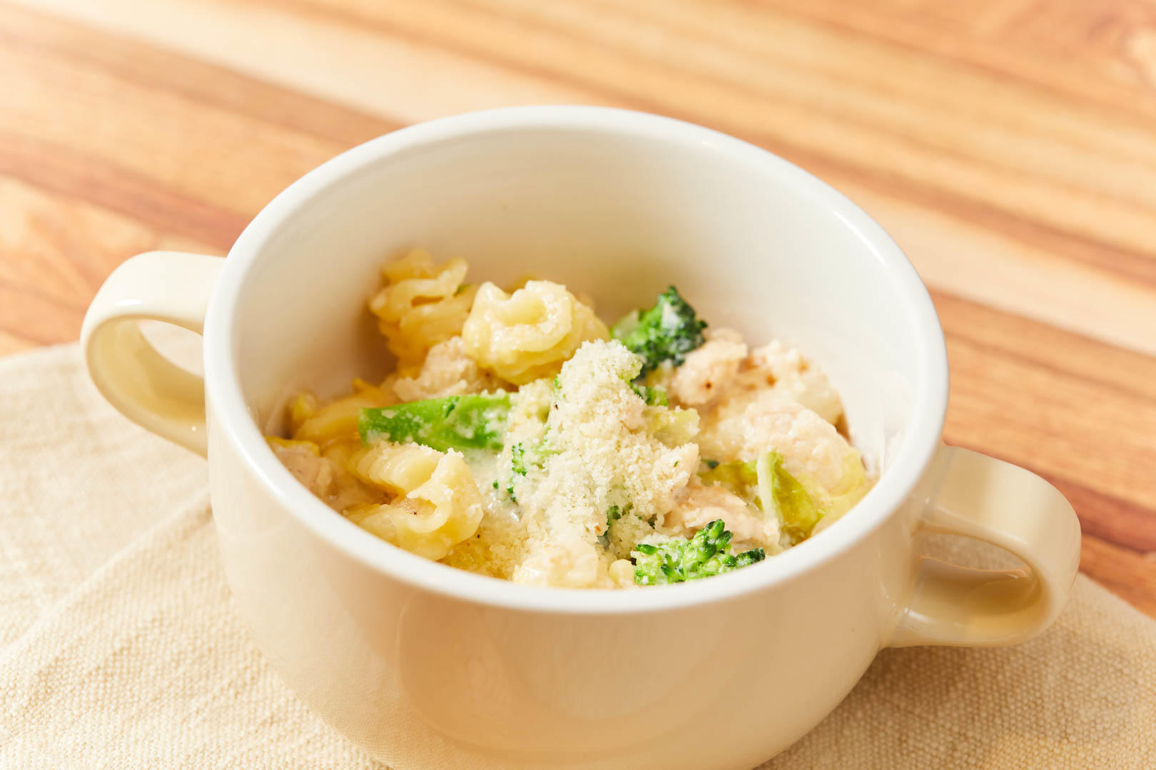 白菜のとろとろクリームパスタの写真